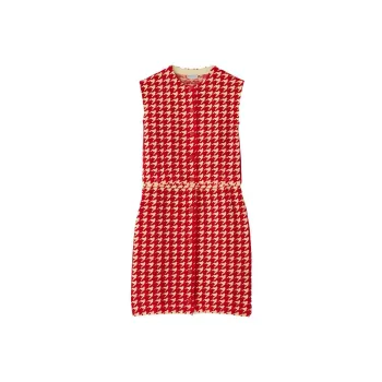 Burberry SS24 Sleeveless Dress Women's Red