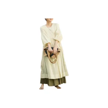 FREAK'S STORE Short Sleeved Dress Women's Natural