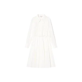 Goodland Long Sleeved Dresses Women's Raw White