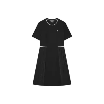 FILA Short Sleeved Dresses Women's Jet Black