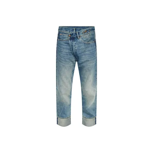R13 Off-centre Boyfriend Jeans