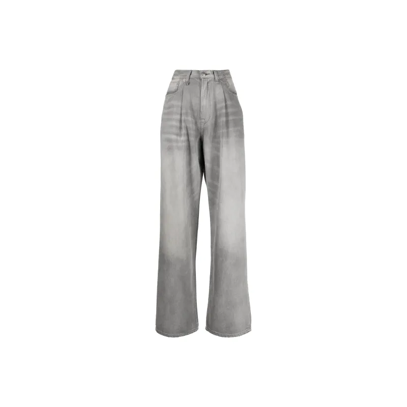 R13 Faded-effect High-waist Jeans-0
