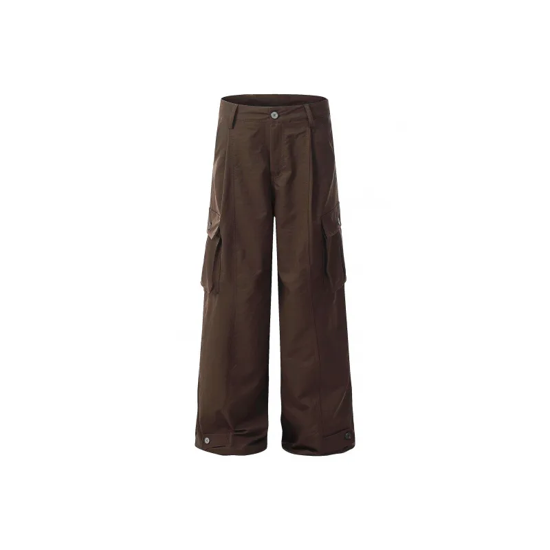 Vine Color Cargo Pants Unisex-5