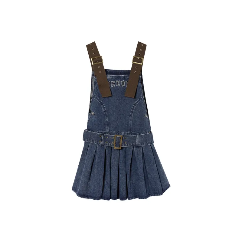 EPTISON WOMAN Slip Dresses Women's Denim Blue-0