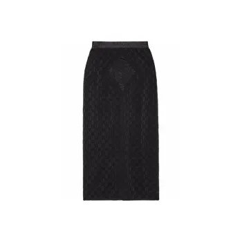 GUCCI Gg Tulle Pencil Skirt