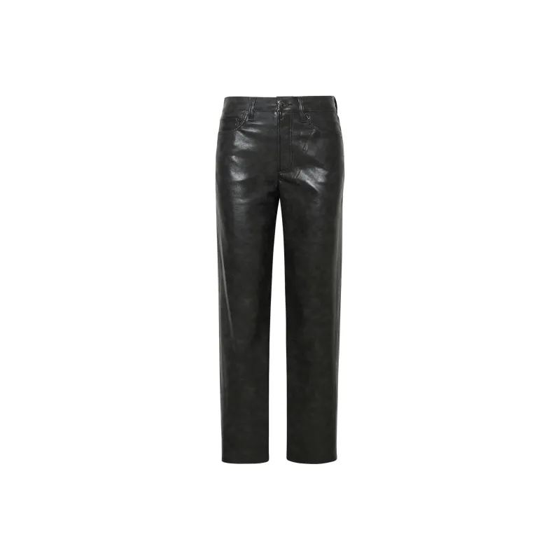 AGOLDE Sloane Mid Rise Straight Leg Trousers-0