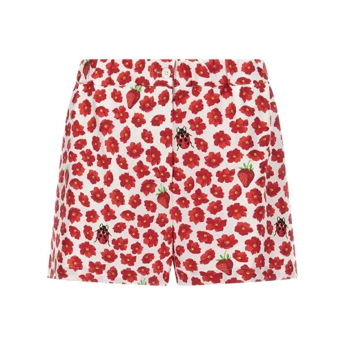 VERSACE Floral Printed Elasticated Waistband Shorts