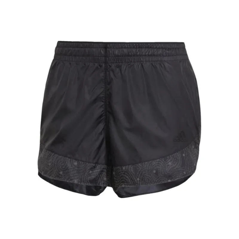 Adidas RUN FAST RADICALLY REFLECTIVE RUNNING SHORTS Casual Shorts Women's Black-0