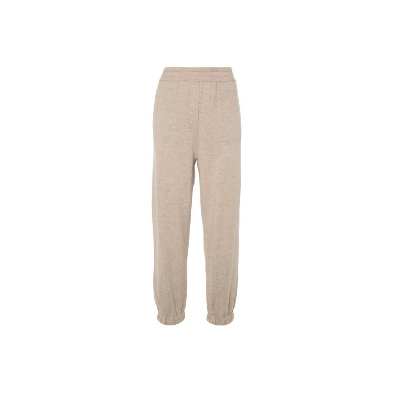 Brunello Cucinelli Tapered Knitted Trousers-0