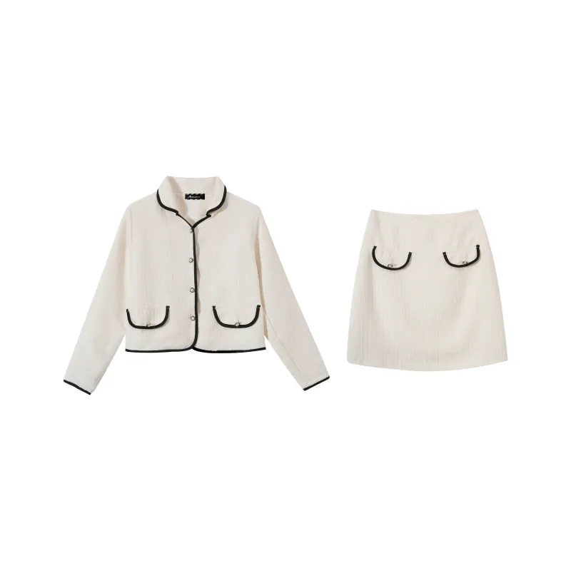 Adeworn Skirt Set Women's Apricot-0