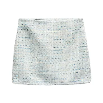 ZARA Casual Shorts Women's Gray/Blue