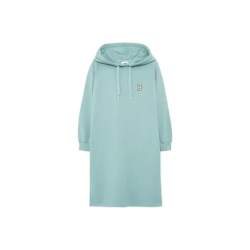 MLB Boston Red Sox Long Sleeved Dresses Women's Mint Green