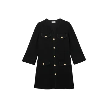 Sandro Long Sleeved Dress Women's