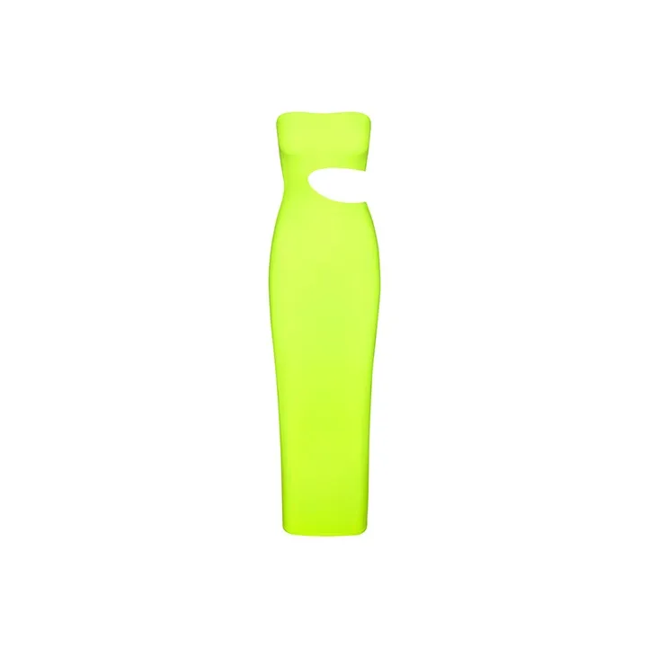 Skims Sleeveless Dresses Women's Neon Green-0