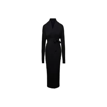 Balenciaga Long-Sleeved Wrap Dress