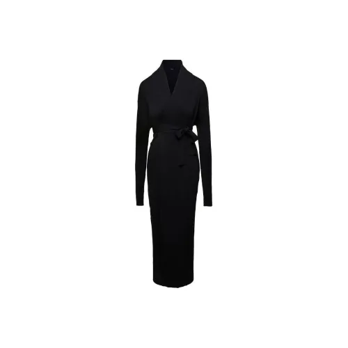 Balenciaga Long Sleeved Wrap Dress