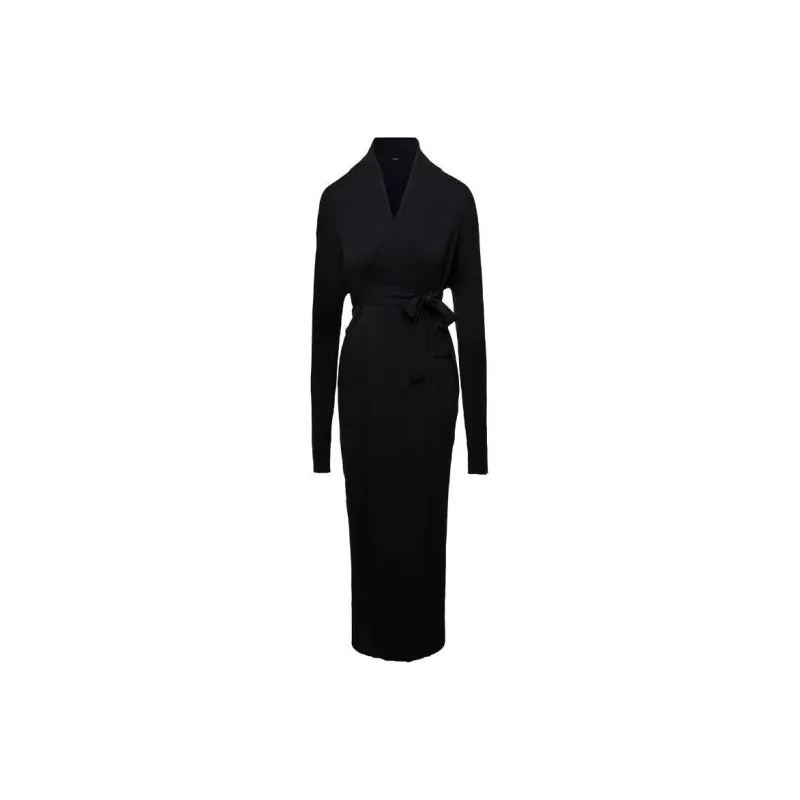 Balenciaga Long Sleeved Wrap Dress-0