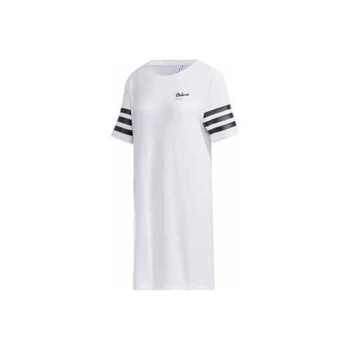 Adidas Neo Short Sleeved Dresses Women's White