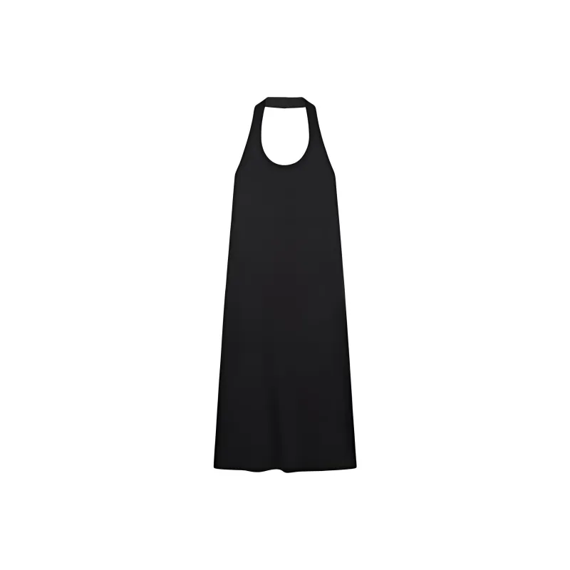 Massimo Dutti Sleeveless Dress Women's Black-0