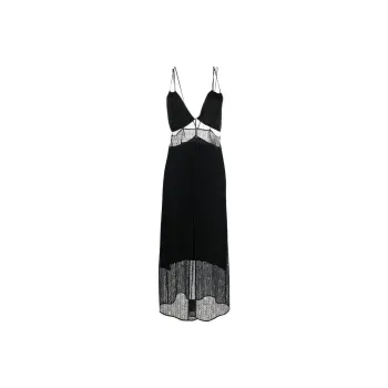 Givenchy 4G-motif Semi-sheer Maxi Dress