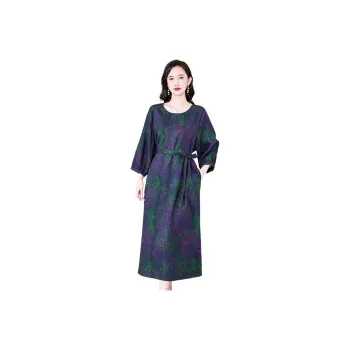 Yi Mengyuan Silk Long Sleeved Dress Women's