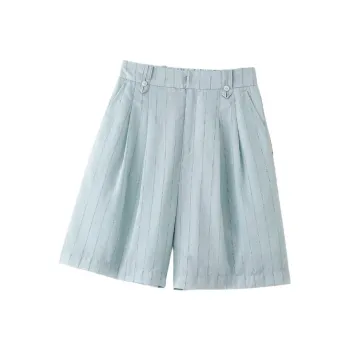 IHIMI Casual Shorts Women's Light Blue