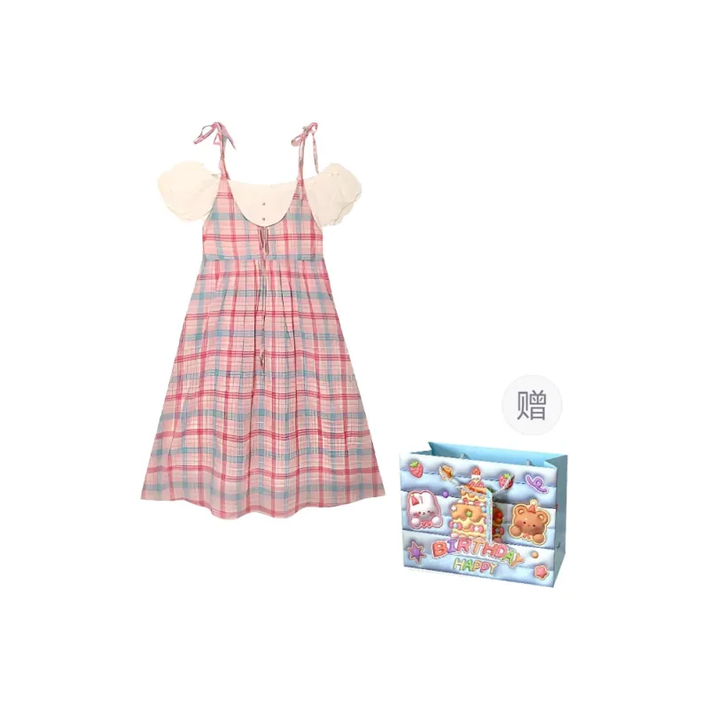 REMOULD Short Sleeved Dress Women's Pink-0