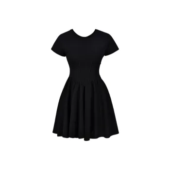 ZWTX STUDIO Summer Short Sleeved Dress Women's