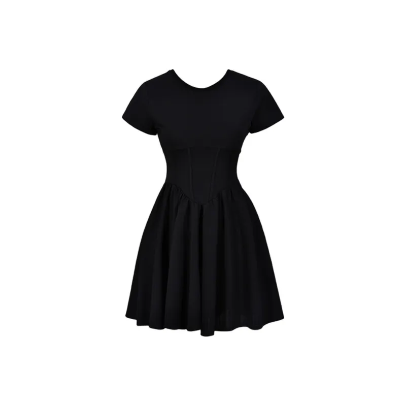 ZWTX STUDIO Summer Short Sleeved Dress Women's-0