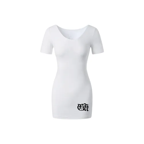FOASIS Short Sleeved Dress Women's White