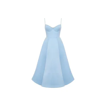 HOUSE OF CB MADEMOISELLE Slip Dress Women's BLUE/Blue