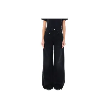ISABEL MARANT ETOILE Lemony Wide Leg Jeans