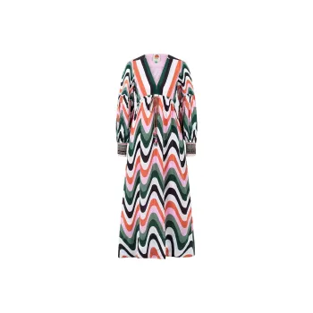 FARM RIO Long-Sleeved Dresses Women's Pink