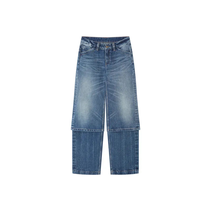 RUNTOTHEFUTURE Jeans Unisex Blue-0