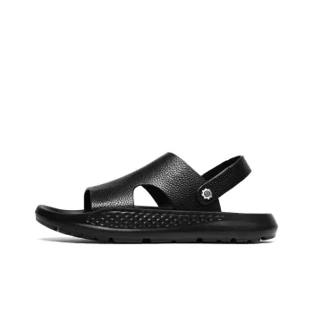 Abango Beach Sandals Men Black