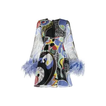 MOSCHINO Long-Sleeved Dresses Women's Purple