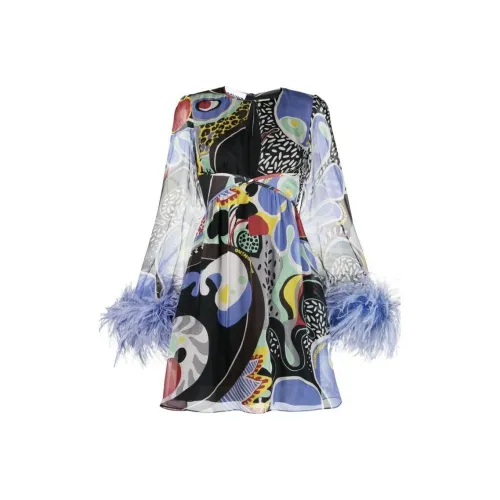 MOSCHINO Long Sleeved Dresses Women's Purple