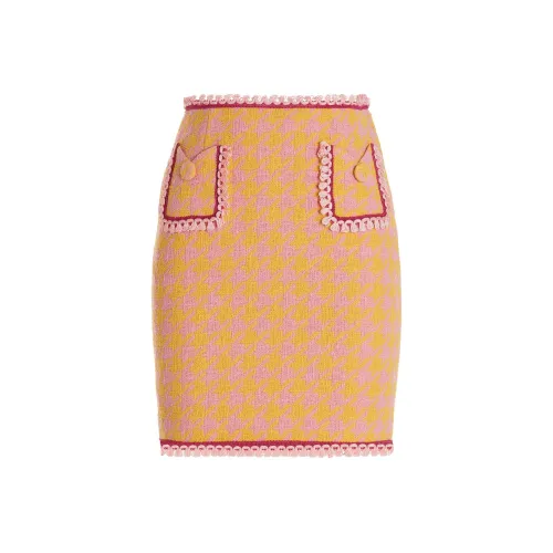 MOSCHINO Casual Short Skirts Women's Yellow