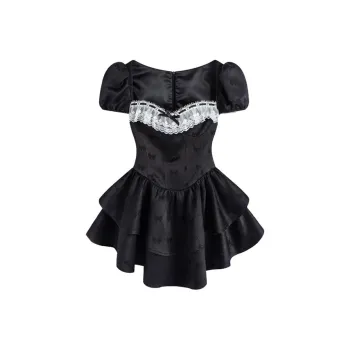 QUIET ANGEL Short Sleeved Dresses Women's
