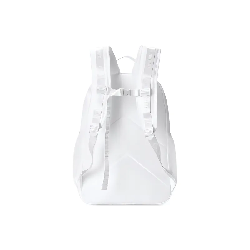 8atheist Polyester Backpack Unisex White-8