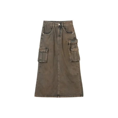 SETIROM URBAN REVIVO Denim Short Skirts Womens Light Blue Women's Blue