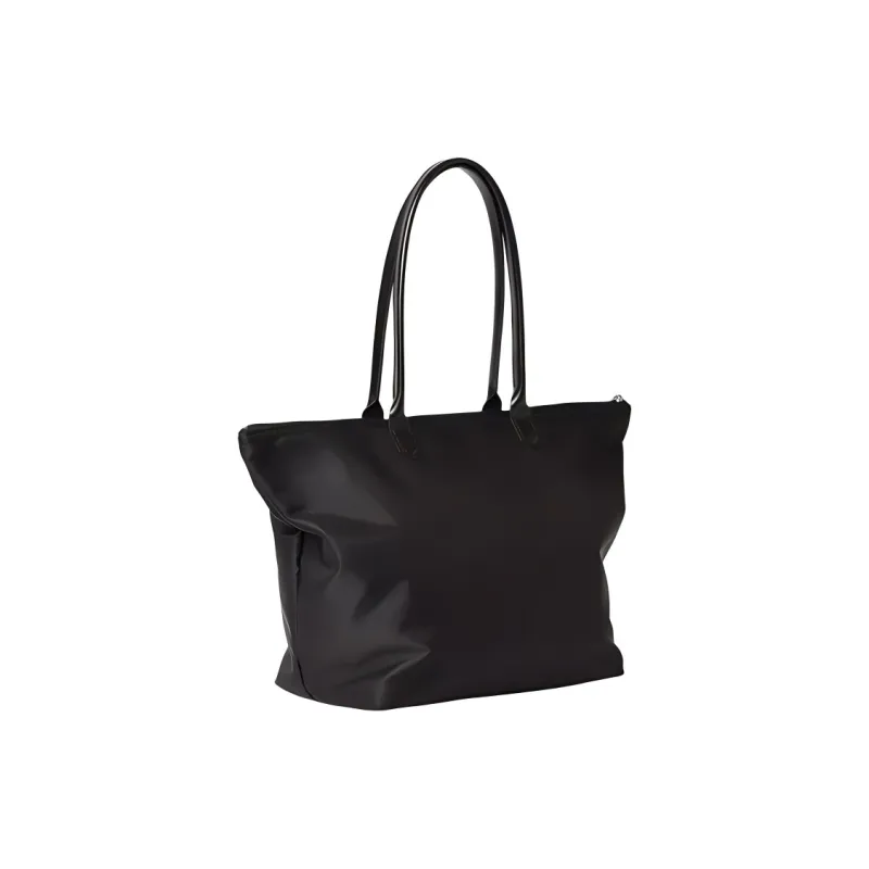 MAC DOUGLAS Nylon Tote Bag, Shopping Bag, Handbag Medium Size Unisex Black-1