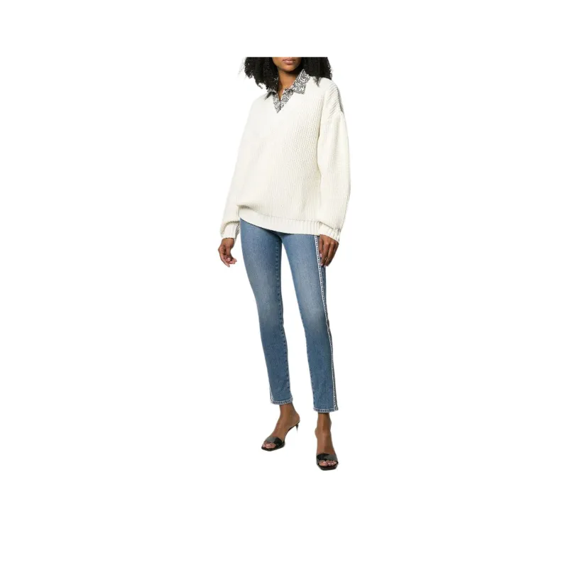 MSGM Jeans Women's Blue-4