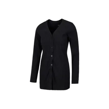 Nike NSW CHLL KNT RIB CARDI Long Sleeved Dresses Women's Black