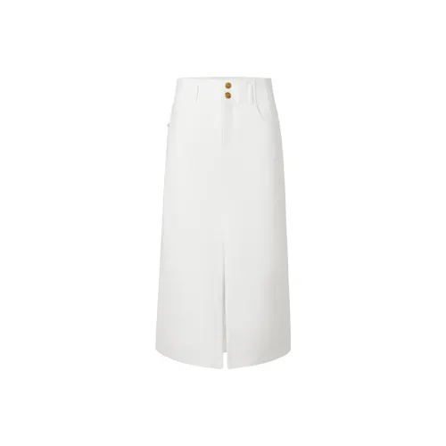 NAVIGARE URBAN REVIVO Denim Short Skirts Womens Light Blue Women's