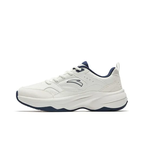 Anta Life Collection Anti Slip Wear Resistant Low Top Casual Shoes Women's White