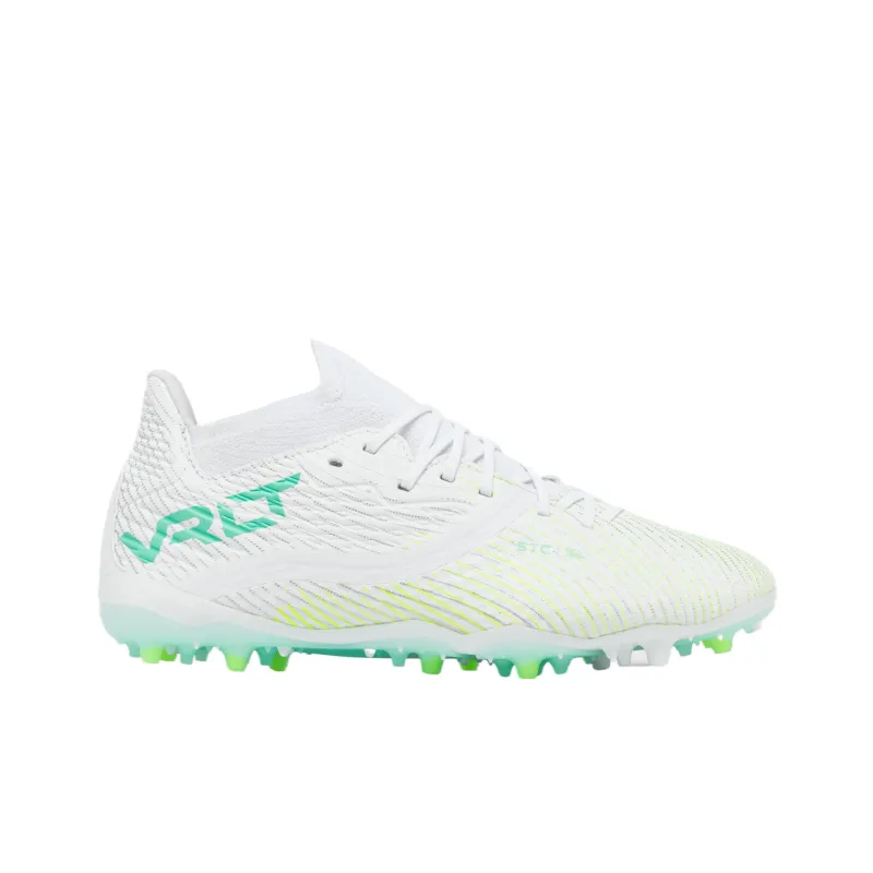 DECATHLON Viralto 3 AG Rubber Short Studs MG Rubber Short Studs Soccer Shoes Women's White Green-1