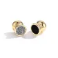 Double-Sided Magnet Clip-on Earrings (Gold)