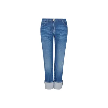 GIORGIO ARMANI Denim Collection Five pocket Trousers In Stretch Cotton Denim