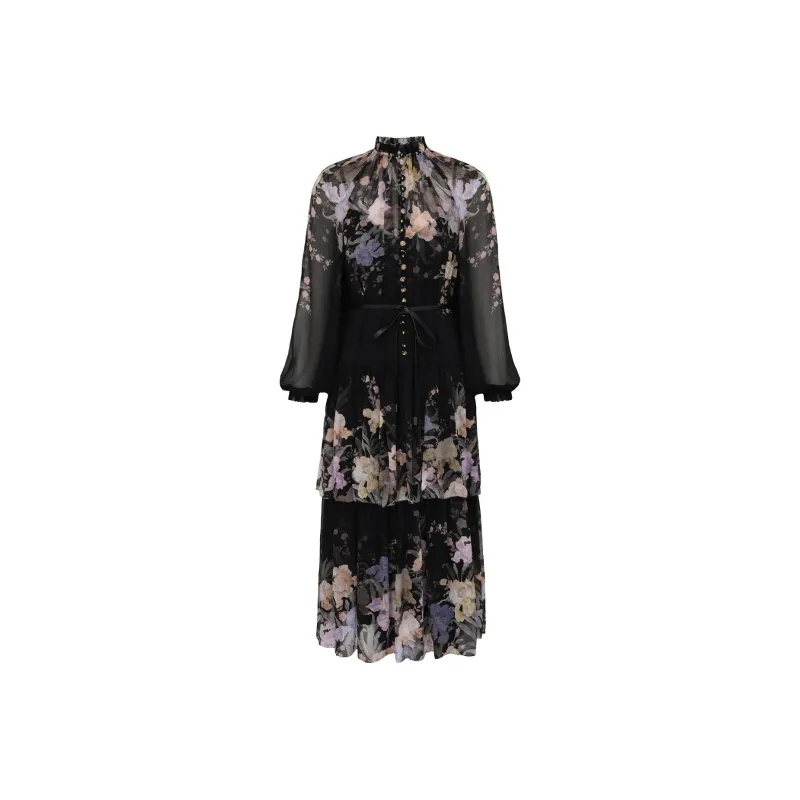 Zimmermann Eden Floral Printed Midi Dress-0